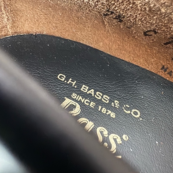 Black Leather Classic Penny Loafer G.H.Bass&Co Made in USA  Size 7.5 - Picture 8 of 9